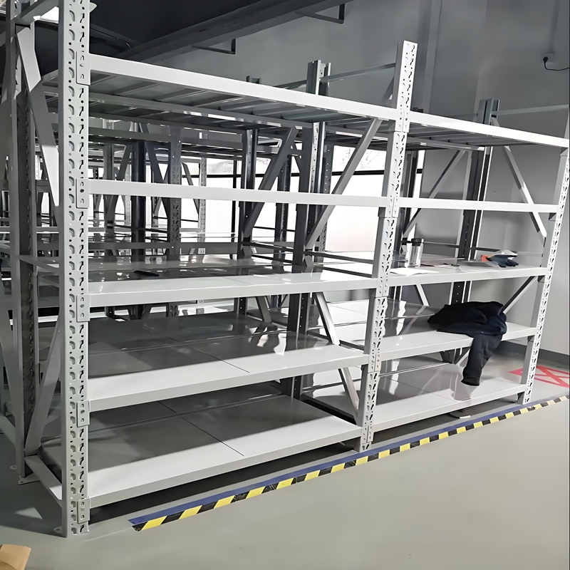 Medium Duty Industrial Metal Shelving Rack For Storage Warehouses Stacking Racks &amp; Shelves