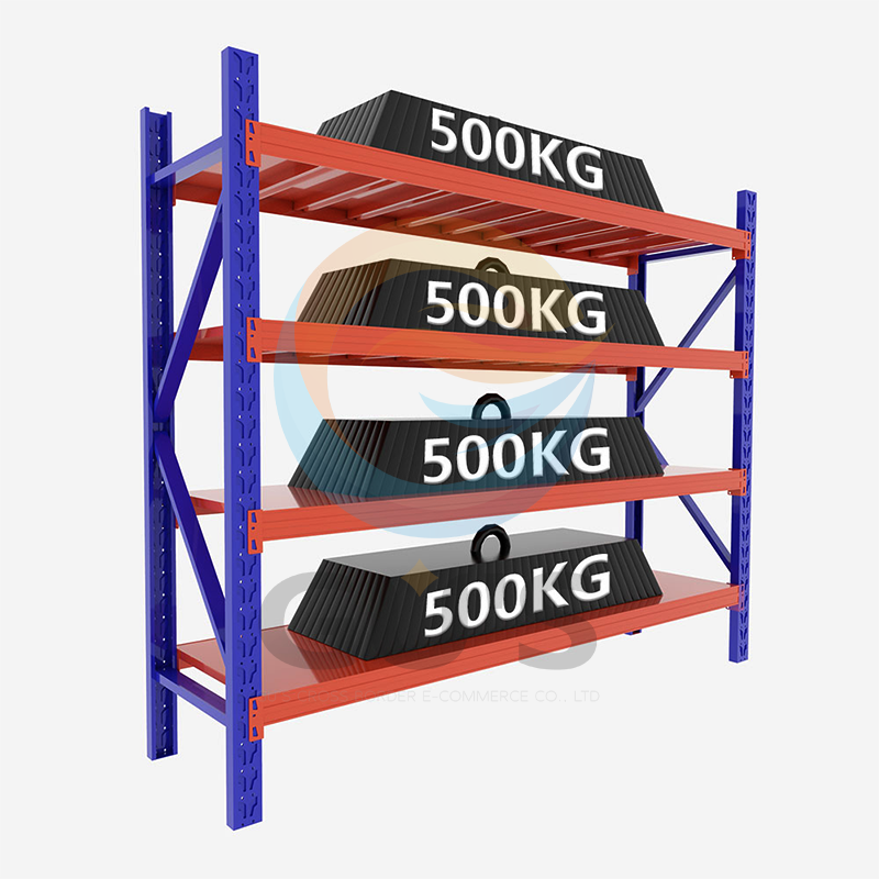 Industrial Storage Warehouse Systems Medium Duty 500kg Per Tier Stack Racks and Shelves for Warehousing &amp; Inventory Management