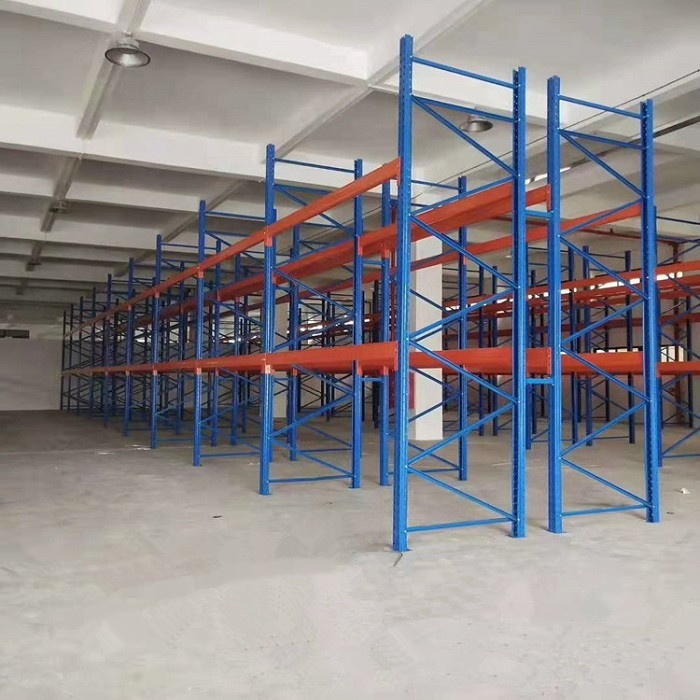 China Factory Heavy Duty Pallet Rack Upright Selective Steel Structure Uprights Steel Rack