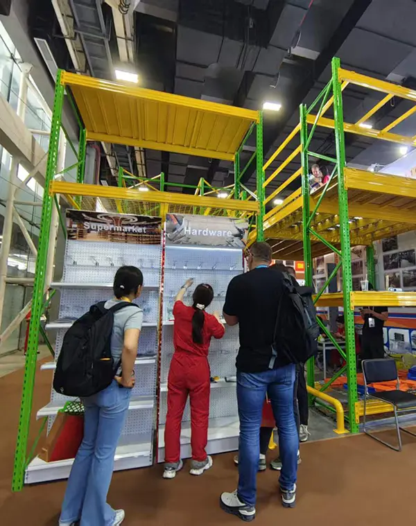 Engineering sales consultants clarifying high-density storage workflows