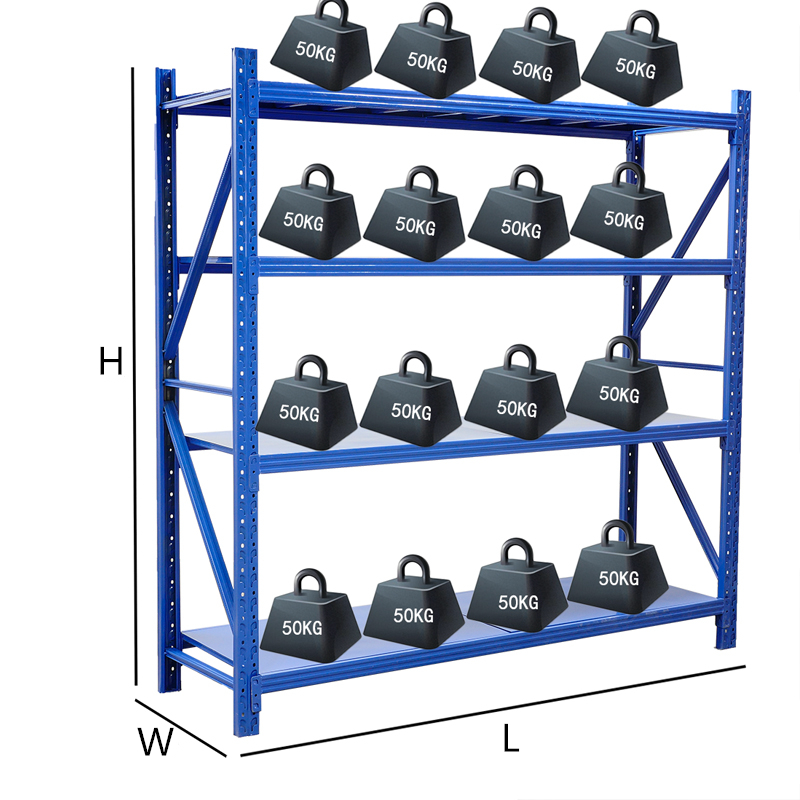 Metal Assemble Storage System Steel Rack Shelving Medium Duty Bolted Warehouse Storage Racks