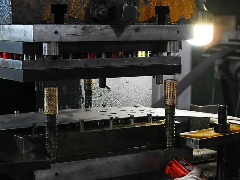 Automated column punching lines