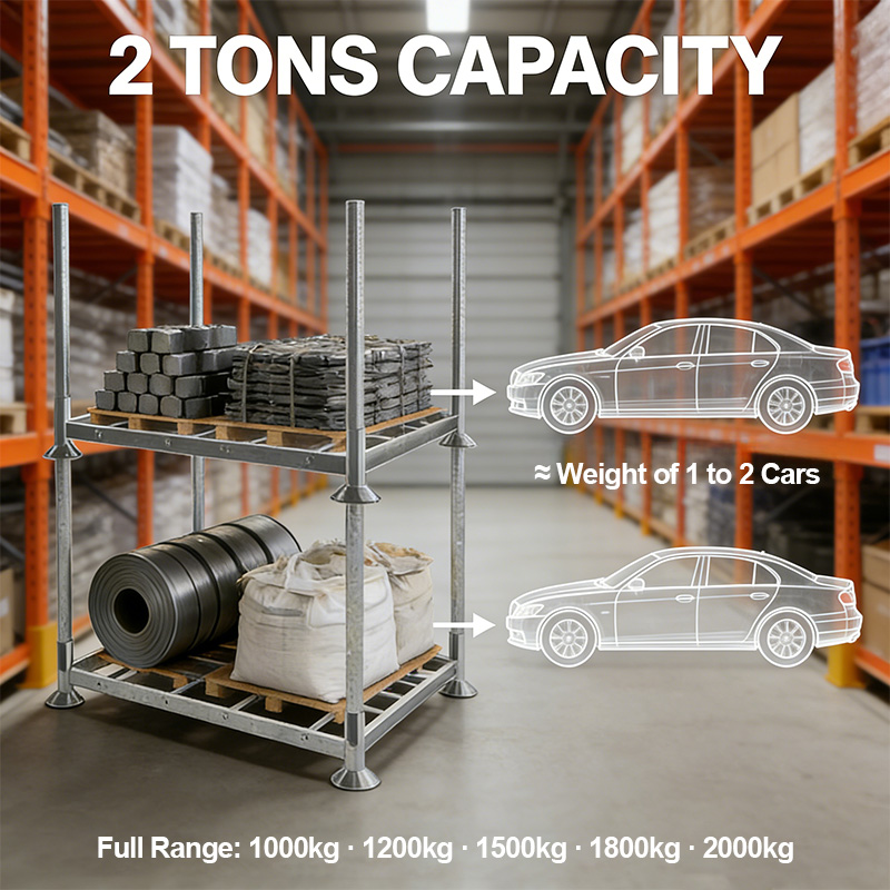 Post Pallet Rack Heavy Duty Stackable Removable Warehouse Hot-dip Galvanized Mild Steel Structure Rack Cargo &amp; Storage Equipment