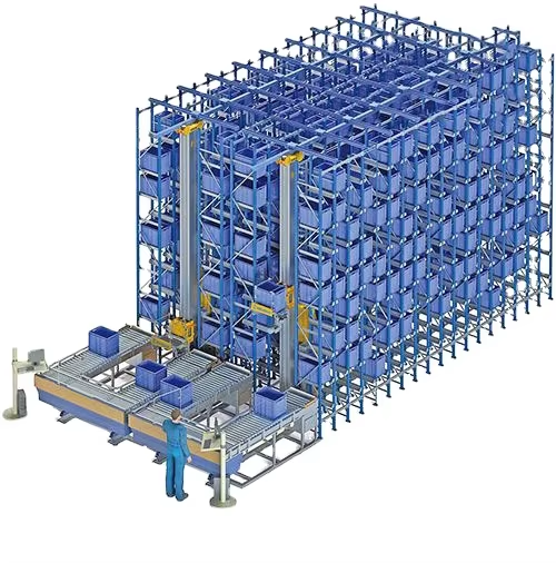 ASRS Warehouse Stacking Rack Automated Storage Retrieval System Rack System