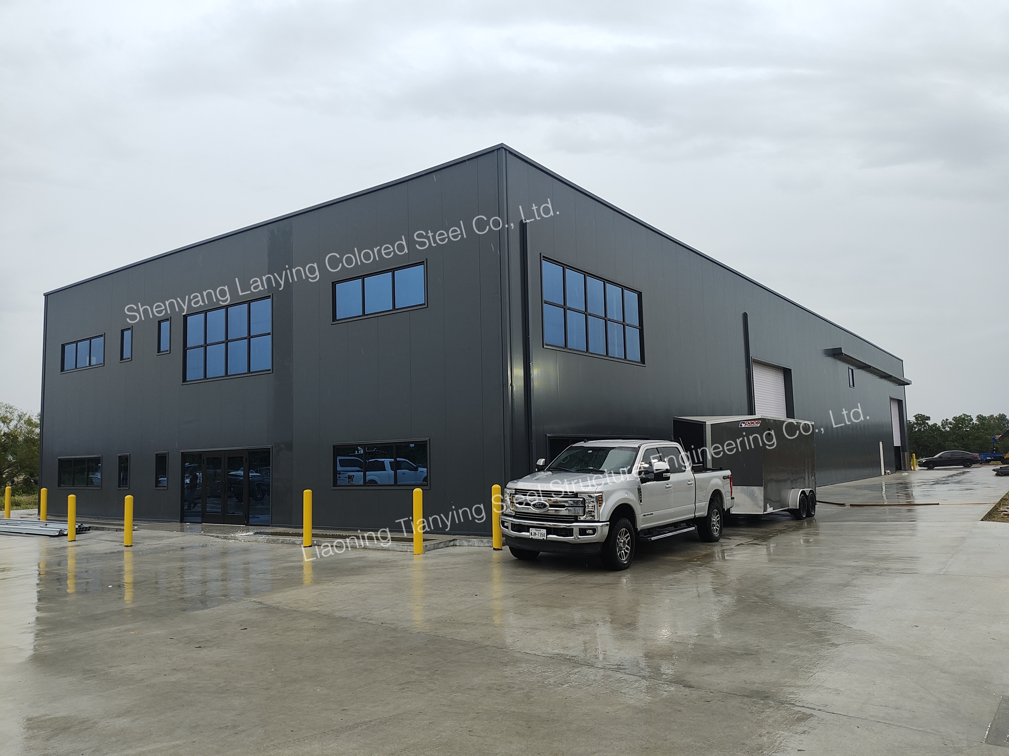 Completed Steel Warehouse Facility