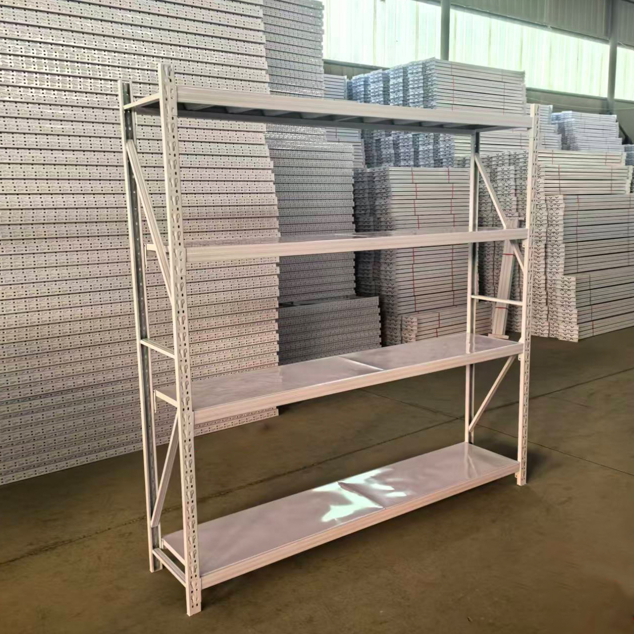Design Light Light Duty Storage Shelf Racks Pallet Rack Garage Shelving Steel Storage Units Shelves Warehouse Rack