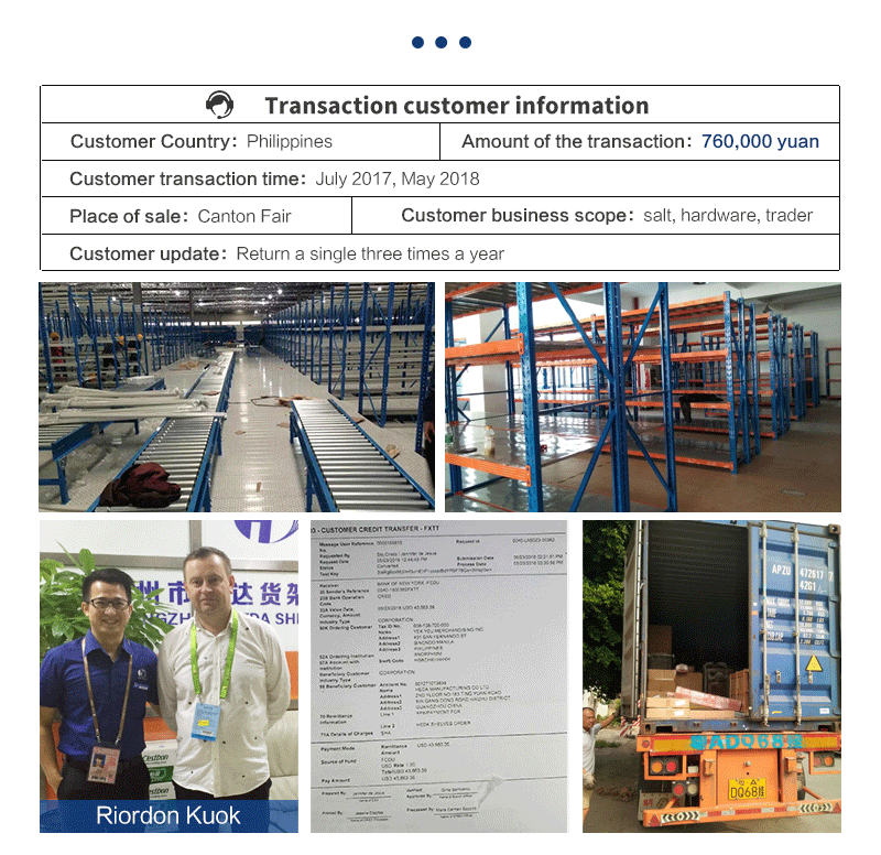 FIFO Order Picking Warehouse Shelf Gravity Carton Flow Rack for Warehouse Storage or Production Lines