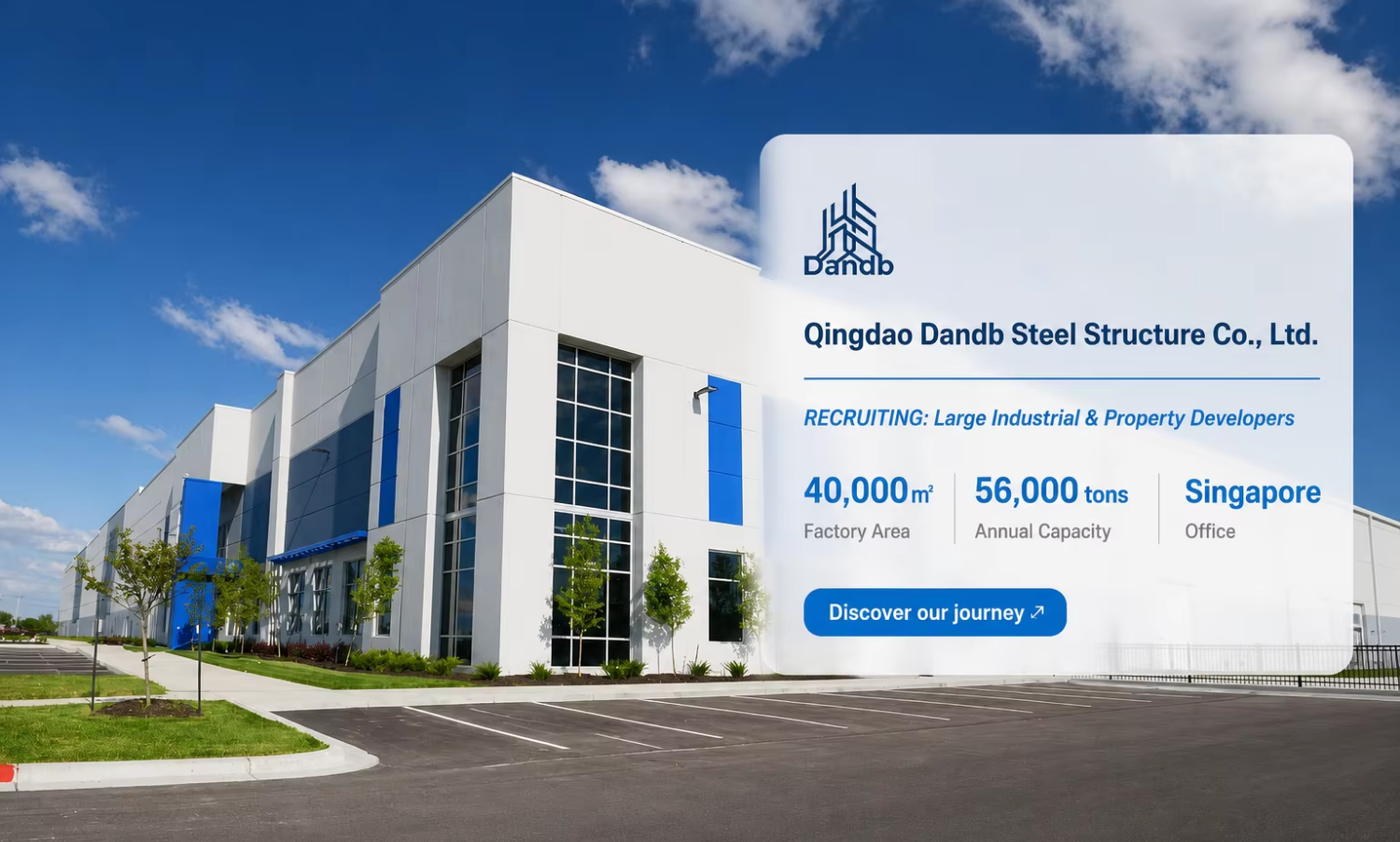 Large Span Warehouse Building Clear Height Storage Facility Pallet Racking System Logistics Space Optimization Design
