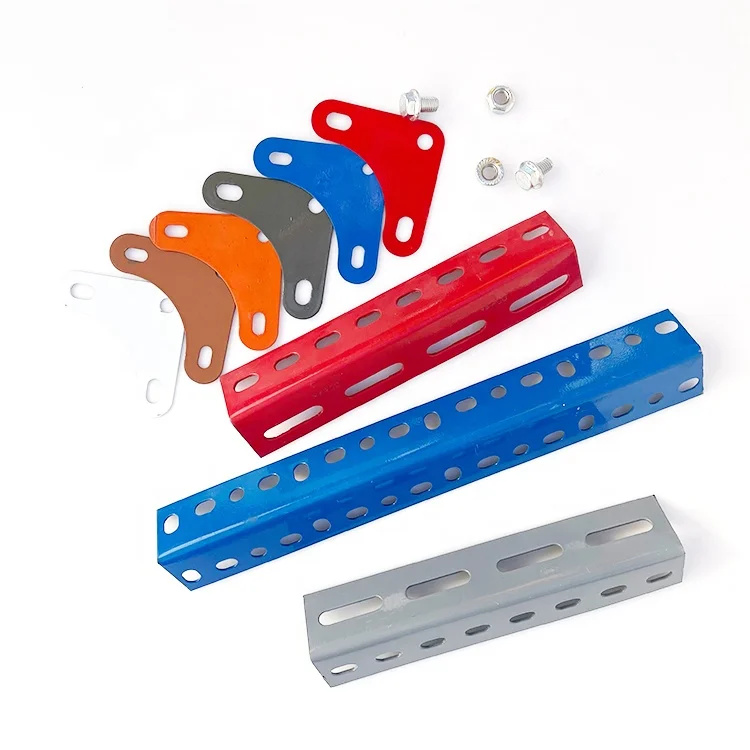 Customized Heavy-Duty Slotted Angle Rack Fast Delivery Steel and Carbon Metal Building Materials at Manufacturer's Price