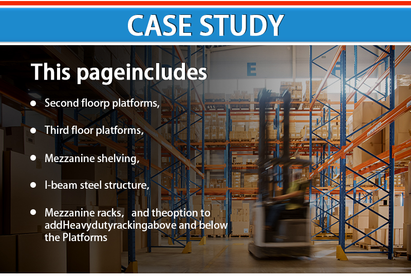 Customized High Density Storage Mezzanine Steel Wholesale Mezzanine Floor Platform Metal Mezzanine