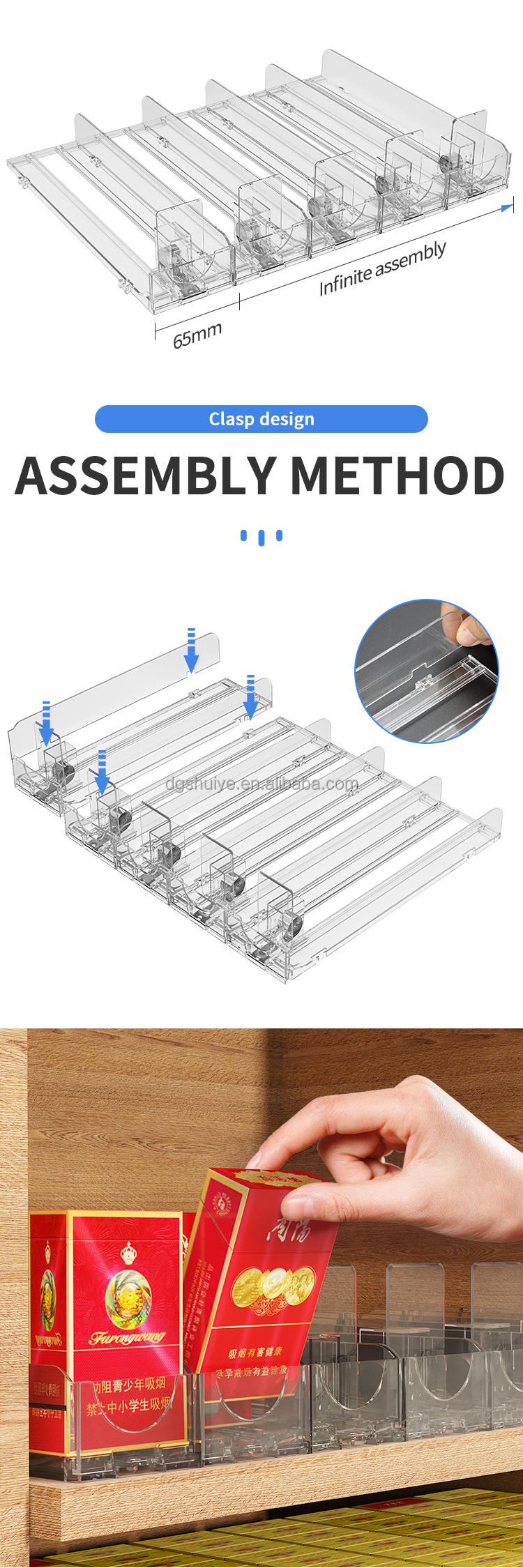 Cigarette Dispenser Pusher View 6