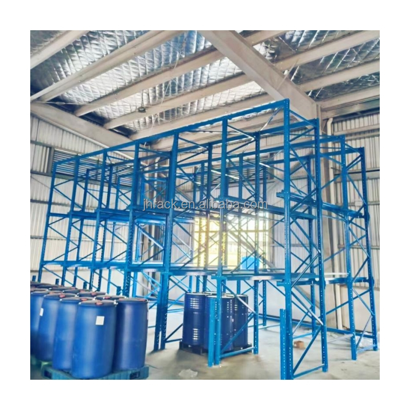 Hot Selling Q355B Steel Beam Heavy-Duty Metal Warehouse Storage Stacking Racks Drive-In Pallet Racking System For Industry