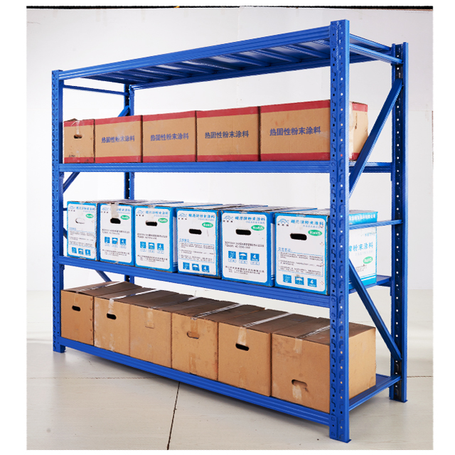 Metal Assemble Storage System Steel Rack Shelving Medium Duty Bolted Warehouse Storage Racks