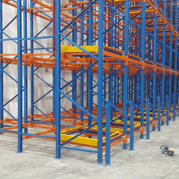 Push Back Racking Metal Pallet Racks Adjustable Push Back Rack Warehouse Storage Racks Industrial Pallet Racking