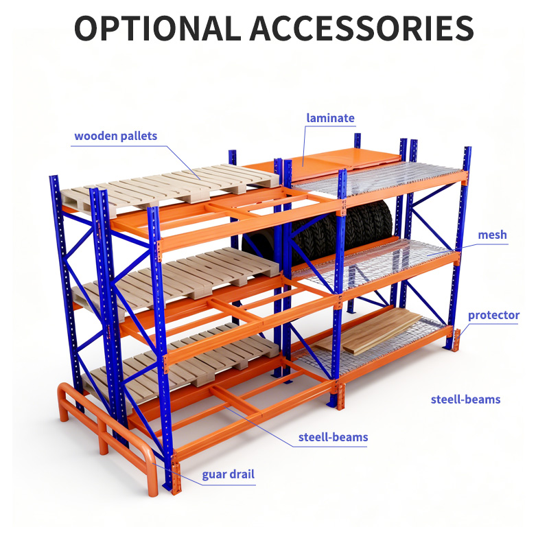 300kg Per Layer Medium Duty Warehouse Storage Shelving Racking System Industrial Steel Storage Rack Multilayer