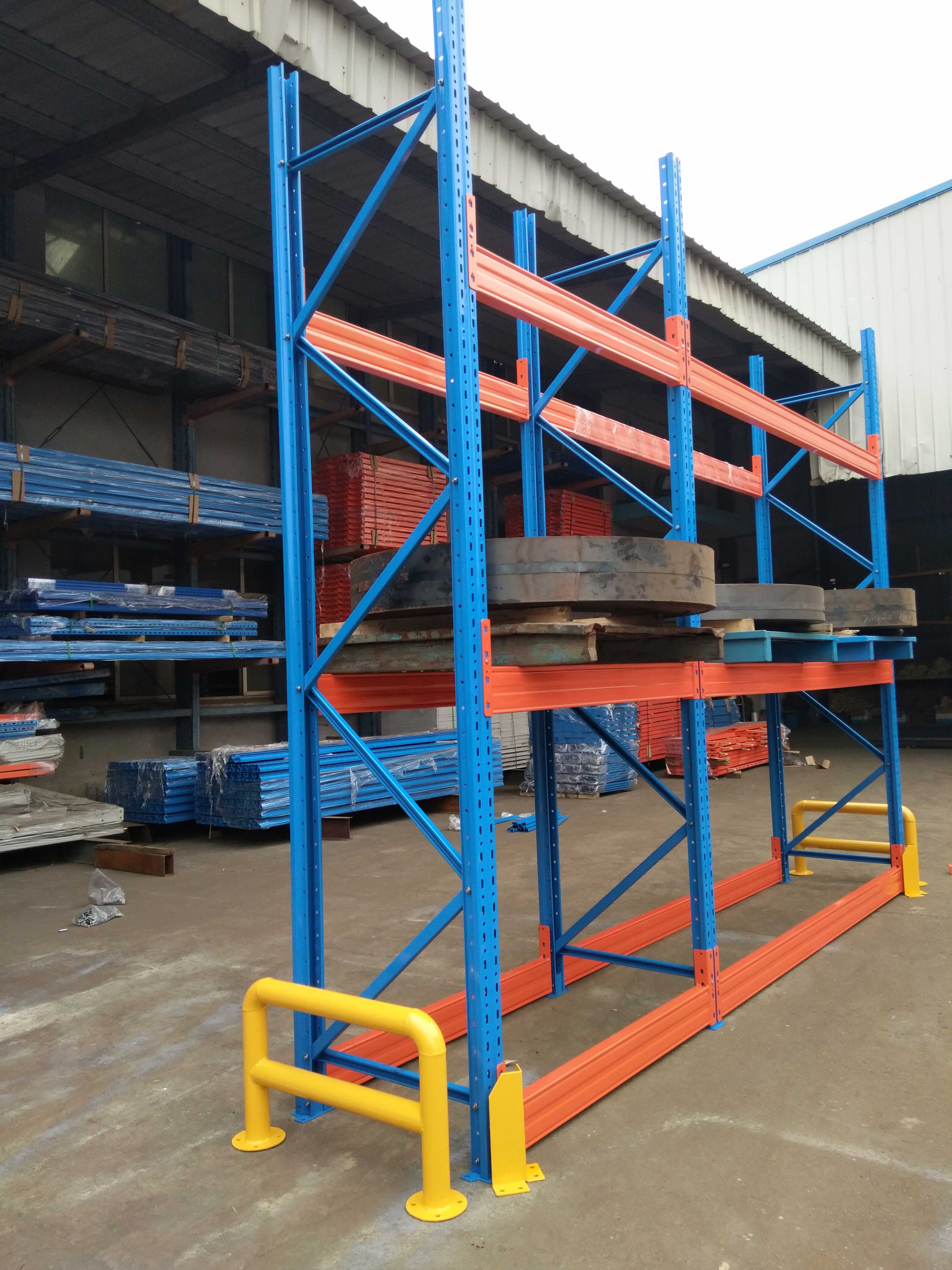 Herschel Warehouse Heavy Duty Industrial Steel Fabric Roll Storage Warehouse Pallet Racking
