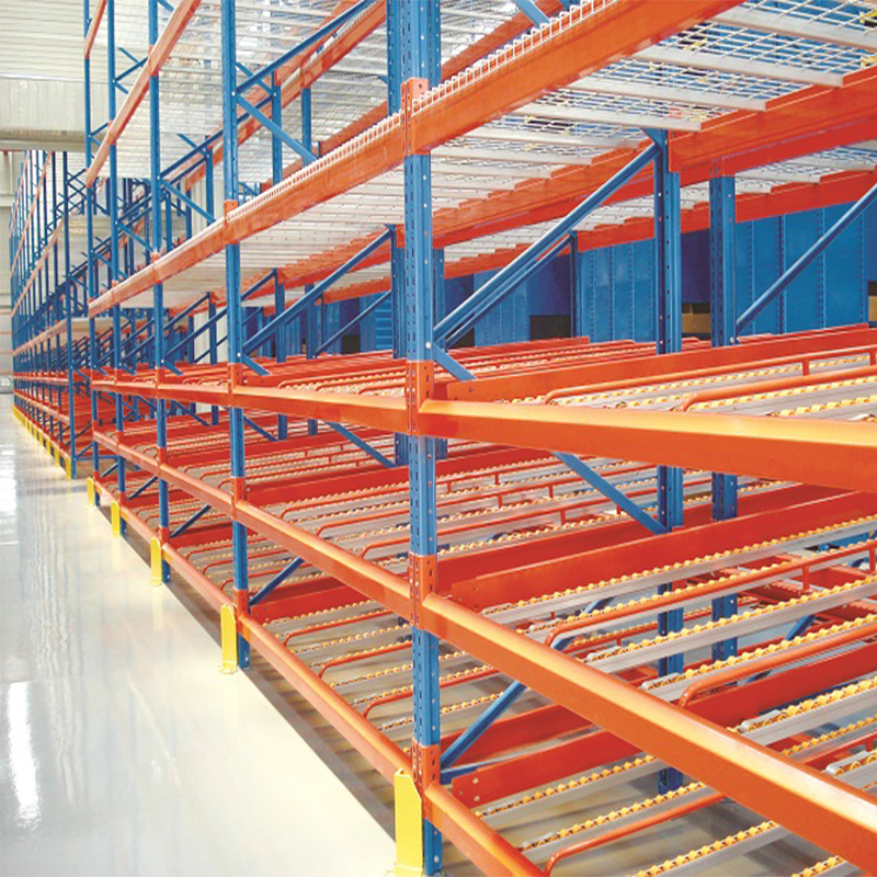 SUNLI Customizable Heavy Duty Gravity Pallet Racking 5-Layer ESD Protection Adjustable Steel Bolt Powder Coating Industrial Rack