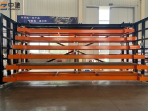 High Load Capacity 8-Layer Anti-Rust Powder Coated Steel Rack Heavy Duty Warehouse Storage System for Industrial Pallet Use