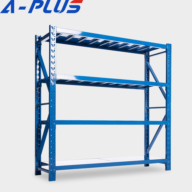 Steel Boltless Retail Rack System Standing Shelving Racking with Excellent Stability