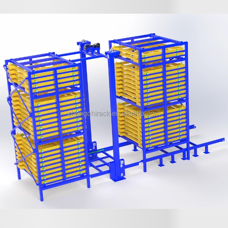 Smart Warehouse Storage System Steel Sheet Vertical Type Rack Heavy Duty Solution For Various Size Plate