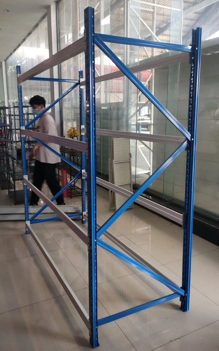 OEM Heavy-Duty Single Size Steel Metal Storage Shelf Adjustable Cantilever Rack for Warehouse Factory Durable Pallet-Packed