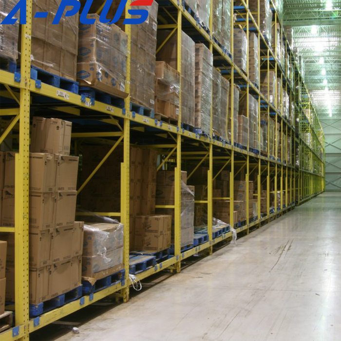OEM Very Narrow Aisle Metal Storage Rack Steel Warehouse Racking System