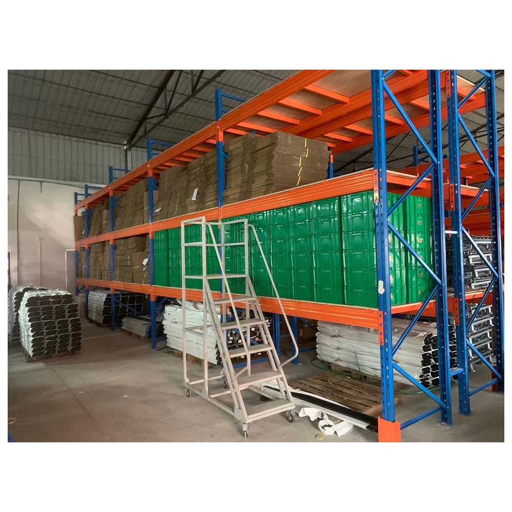 Heavy Duty Cold Inventory Storage Single Deep Wide Aisle Industrial Forlkift Wire Decking Palletized Racking System