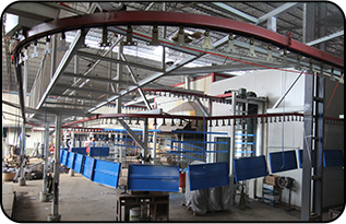 Electrostatic spray plastics coating