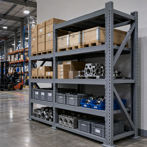 ISO9001 Certified Custom OEM Stainless Steel Shelving Frame | Heavy Duty Welded Fabrication Anti-Corrosion for Warehouse Storage