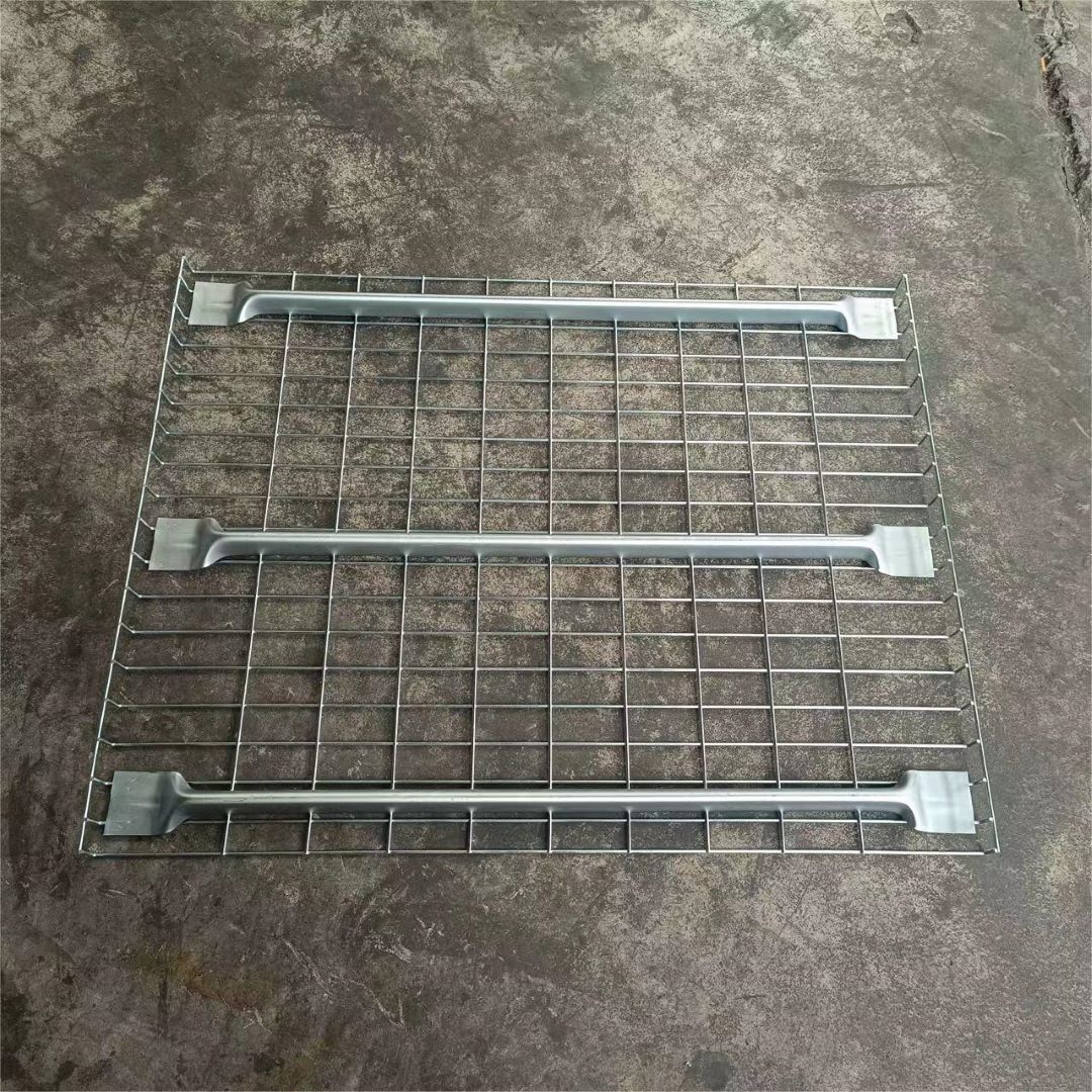 Heavy Duty Metal Pallet Rack Used Galvanized or Painted Wire Mesh Decking Heavy Duty Pallet Rack