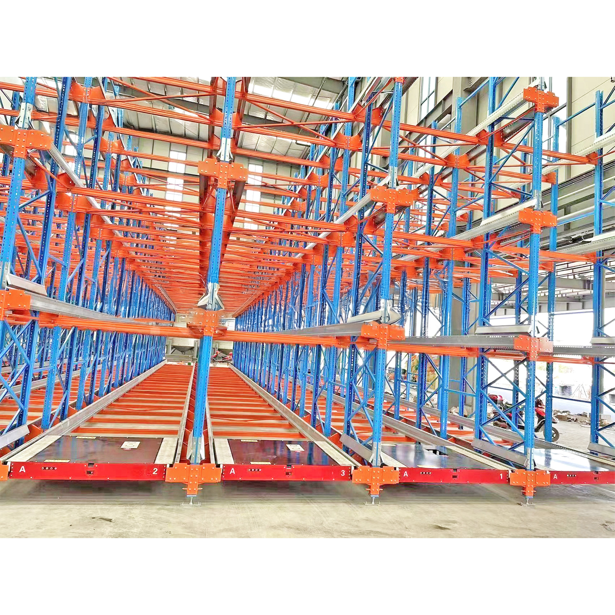 Hot-Selling Automatic Shuttle Racking System for Industrial Warehouses Storage Shelf for Pallets