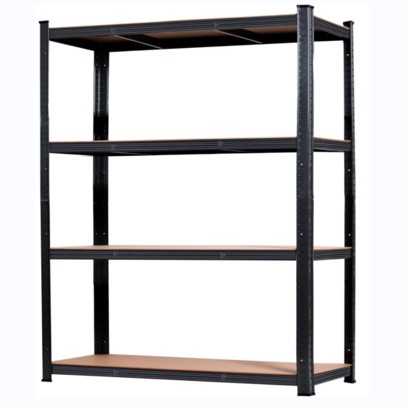 Industrial 4-Layer Slot Shelving Storage Racks Shelving Unit Home Use 4layer Boltless Display Storage Shelves Rack