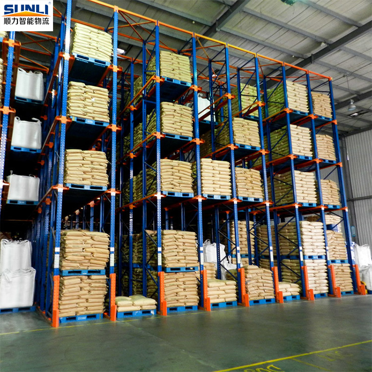Factory Direct Heavy-Duty Drive-In Selective Steel Racking Warehouse Pallet Stacking Rack Durable Drive-through Storage Shelving