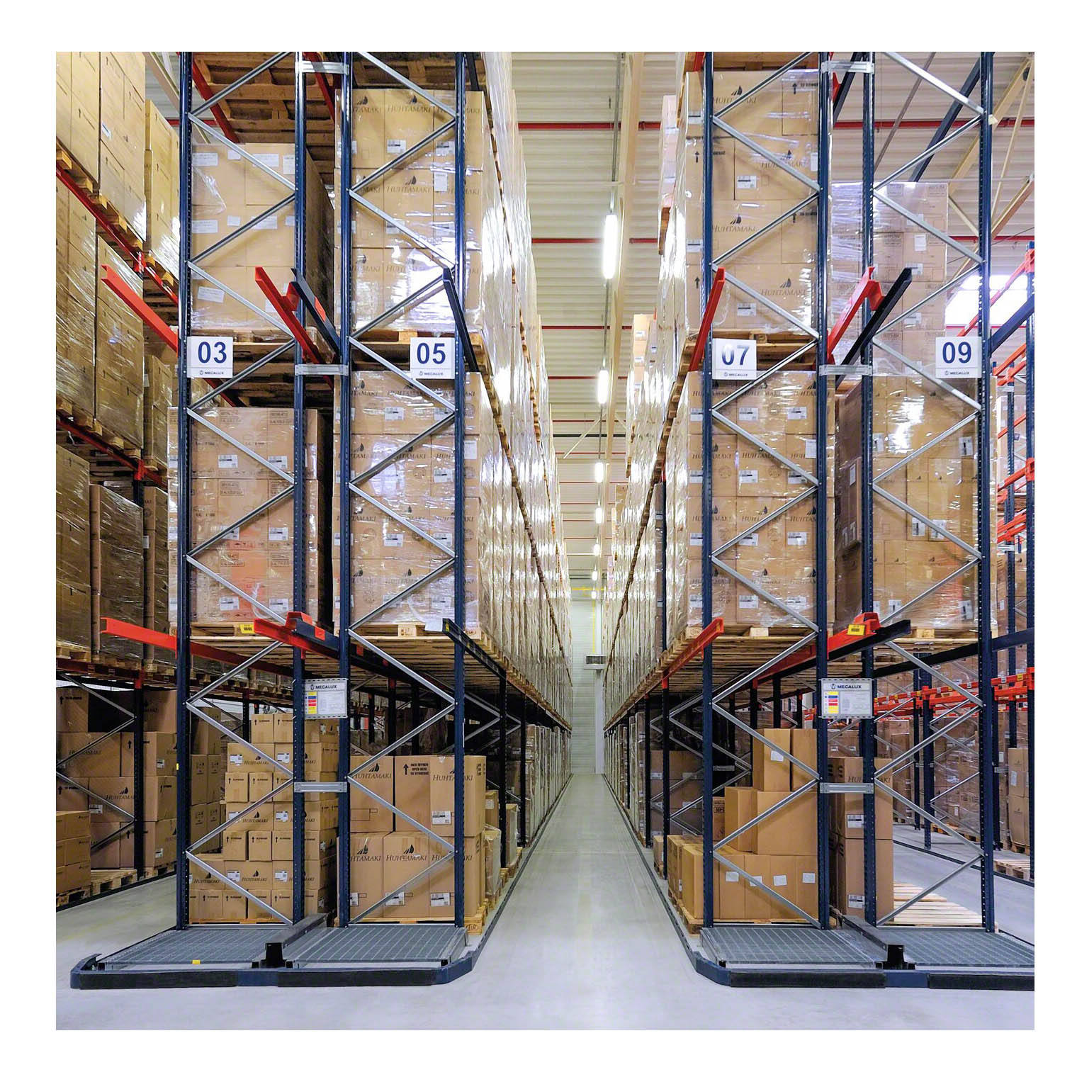 Mracking High Quality Heavy Duty Euro Pallet Warehouse Storage Rack System Heavy Duty Pallet Rack for Sale Steel Customized