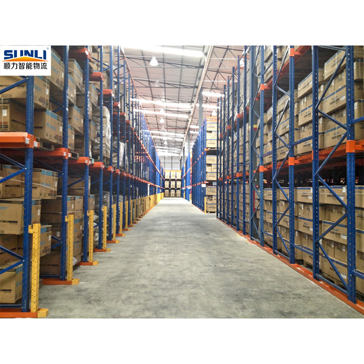 Factory Direct Heavy-Duty Drive-In Selective Steel Racking Warehouse Pallet Stacking Rack Durable Drive-through Storage Shelving