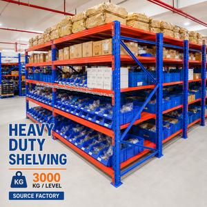 3000KG Custom Steel Deck Storage Rack for Plastic Bins And Small Parts Warehouse Shelves Racking System